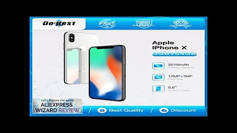 Original iPhone X 4G LTE CellPhone Unlocked 64GB/256GB ROM 5.8" A11 Bionic Review