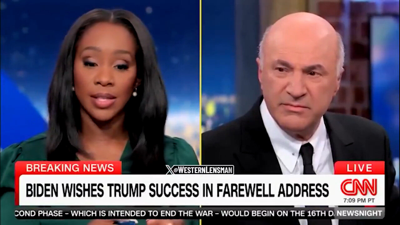 Oligarchy Malarkey: Kevin O'Leary Silences CNN's Biden Apologists With Truth About Biden's Wealth