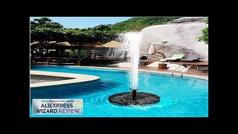 Solar Floating Fountain Floating Solar Fountain Garden Water Fountain Pool Pond Decoration Review