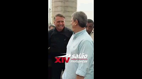 Presidente Jair Bolsonaro Sucesso Absoluto na 14ª Feira de Moto Peças de São Paulo.🇧🇷🇺🇲