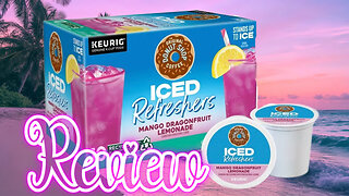 The Original Donut Shop Iced Refreshers Mango Dragonfruit Lemonade K-Cup Review