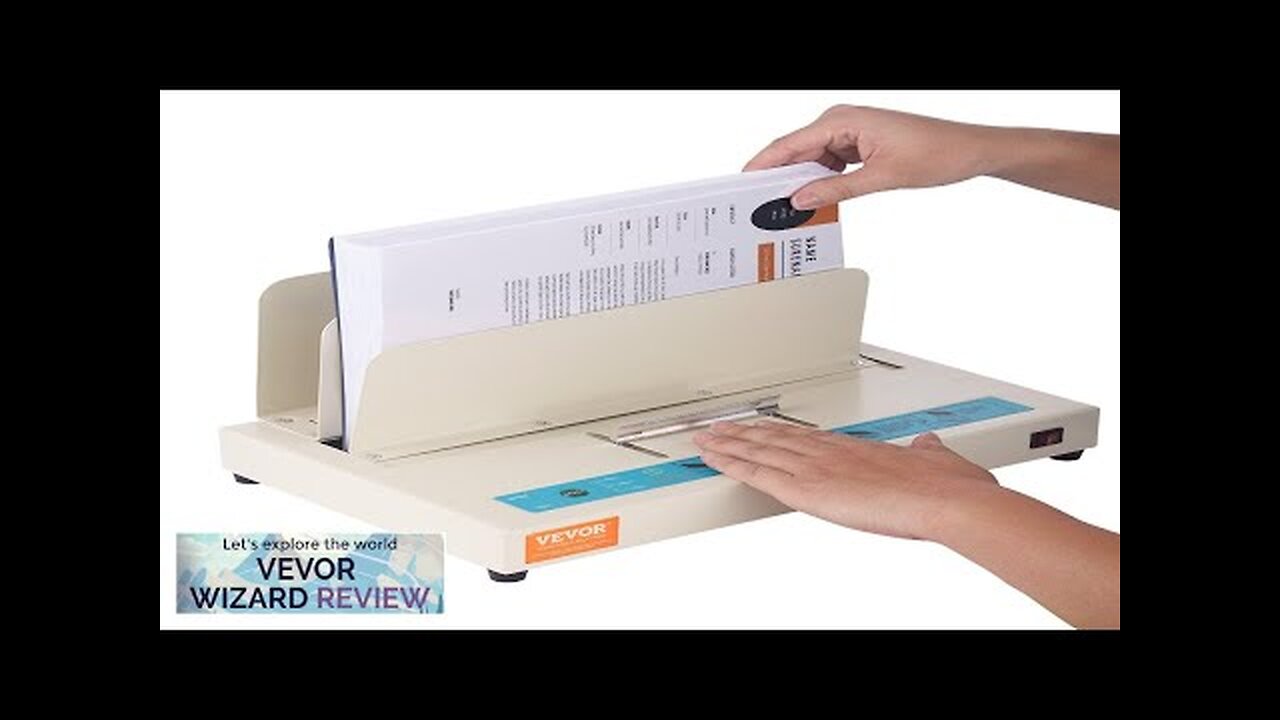 VEVOR Thermal Binding Machine Thermal Book Binder 500 Sheets A3 A4 A5 Review