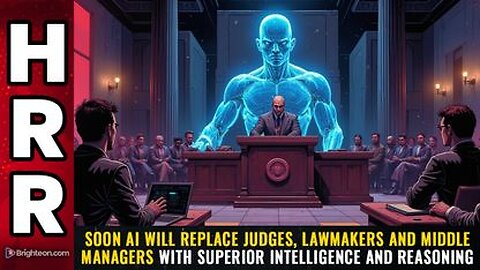 Soon AI will REPLACE judges, lawmakers and middle managers with superior intelligence and reasoning