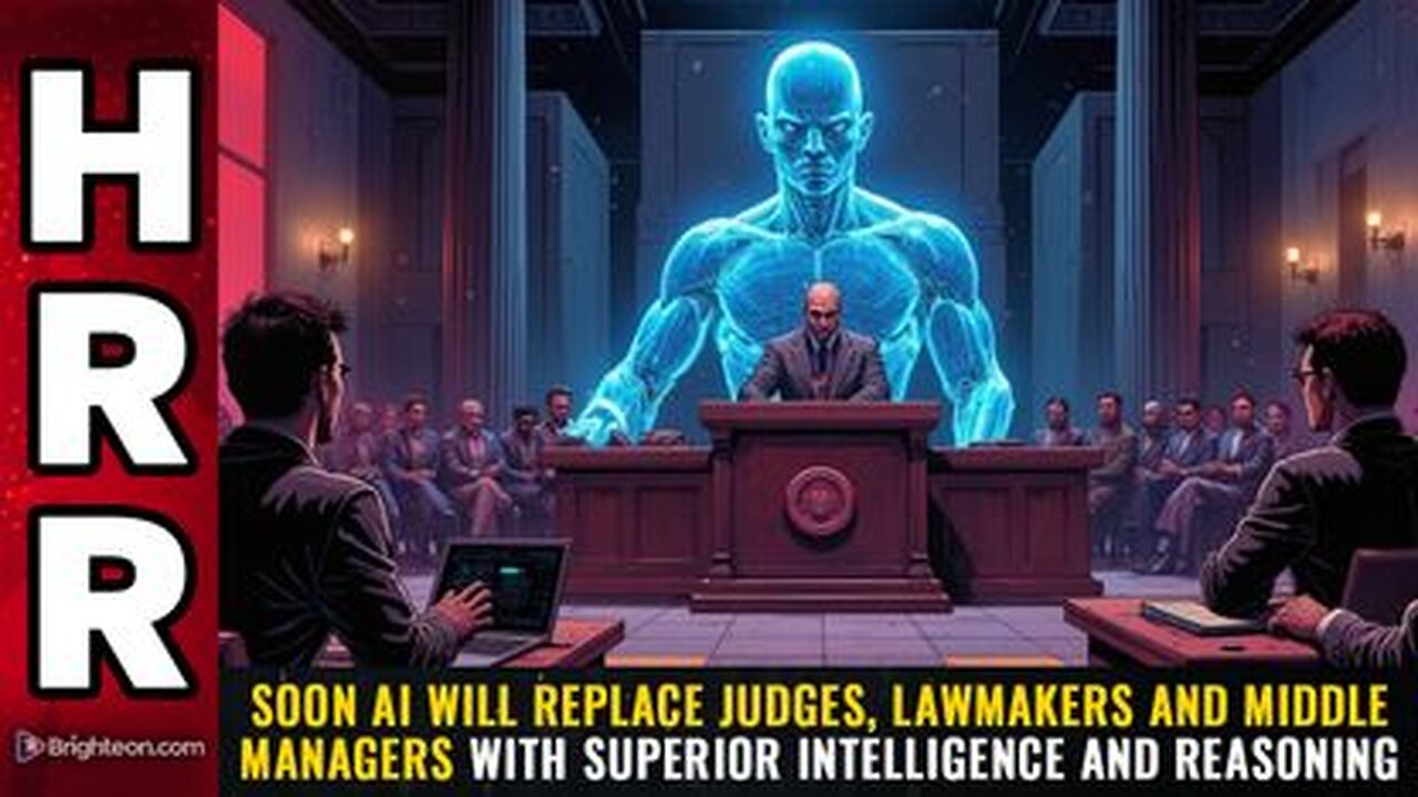 Soon AI will REPLACE judges, lawmakers and middle managers with superior intelligence and reasoning