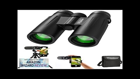 12x42 Binoculars for Adults High Powered with Upgraded Tripod and Phone Adapter Review