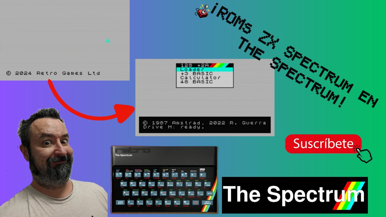 🕹️ ¡Cambia la ROM de tu The Spectrum! Revive los ZX Spectrum originales de los 80 ⚡📟💻