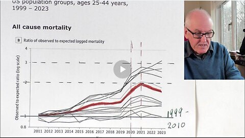 Excess deaths in young adults in 2023