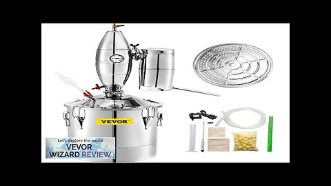 VEVOR 50L 13.2Gal Water Alcohol Distiller 304 Stainless Steel Alcohol Still Wine Review