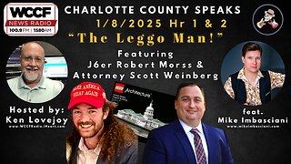 "The Leggo Man!" - feat. Robert Morss & Scott Weinberg - CC Speaks 1/8/2025