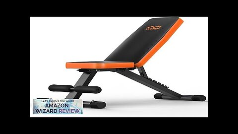 Lusper Weight Bench for Home Gym Adjustable and Foldable Weight Bench Multi-Purpose Review