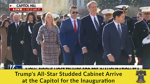 Trump's All-Star Studded Cabinet Arrive at the Capitol for the Inauguration