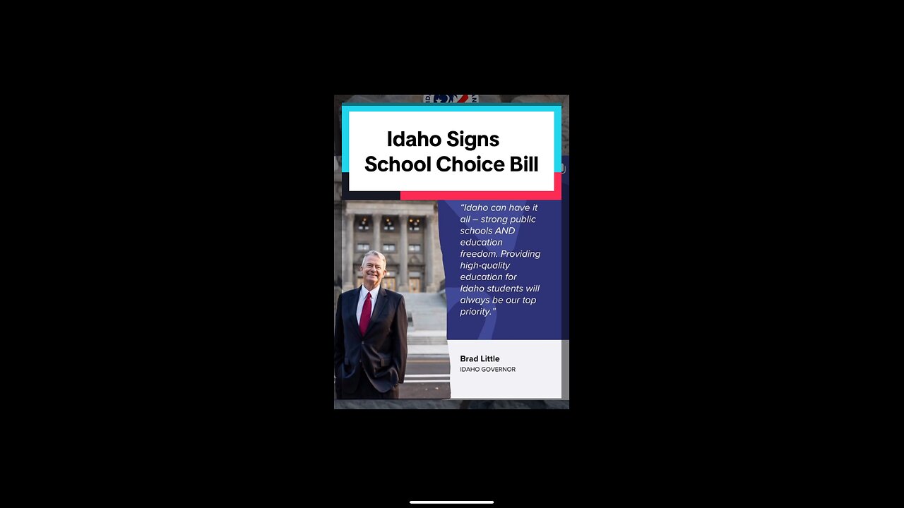 Idaho Signs School Choice Bill