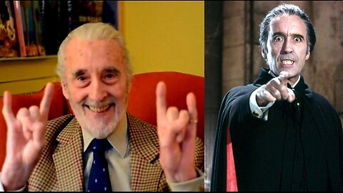 (1975) British Actor "Sir" Christopher Lee says BLACK MAGIC is 100% True & Satanic Ceremonies will be happening in Britain tonight.