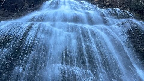 Bridal Falls slow motion water fall