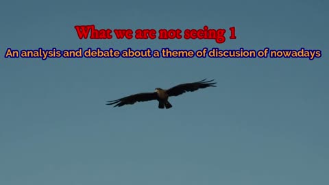 What we are not seeing 1