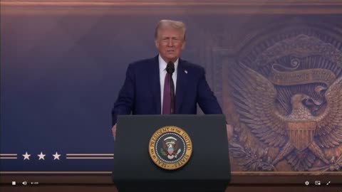 President Donald Trump at the World Economic Forum in Davos — WEF 1/23/2025