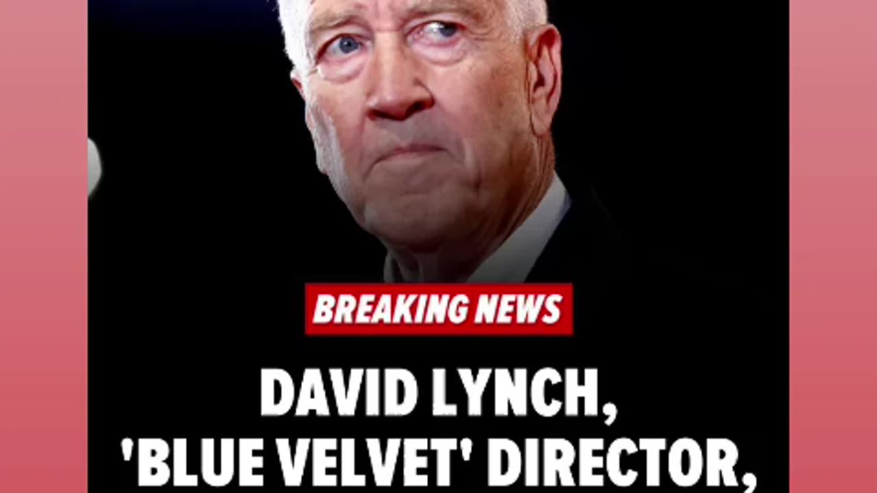 Rip to david lynch velvet blue film director 📽🙏🕊🪦🕯01/21/25