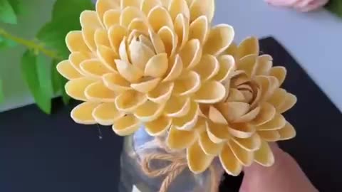 How To Make Easy and Beautiful Paper Flower🌸 #viral #diy #craft #kidscraftwork #paperflower #shorts