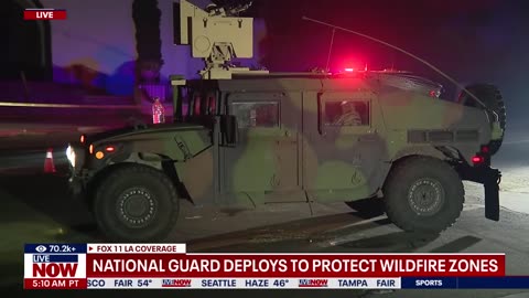 LA FIRES UPDATE: 400 National guard troops deployed to Los Angeles Fires