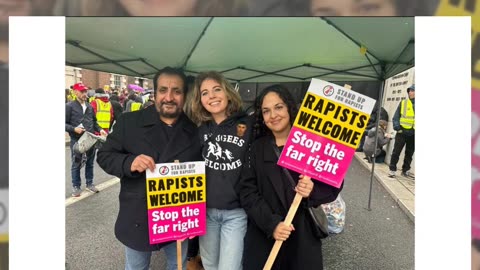 Fact Check: Edited Photo Shows 'Rapists Welcome' And 'Stand Up For Rapists' Signs