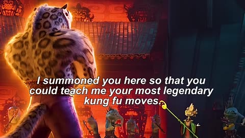 Tai Lung is a charming character in Kung Fu panda #movie #shorts #video