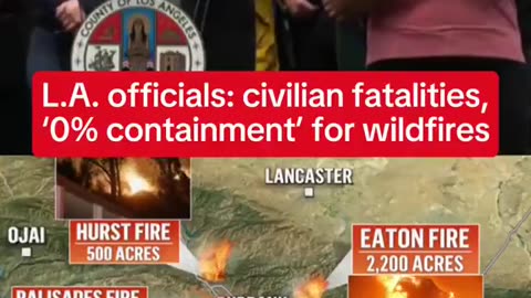 UPDATE on Cali wildfires: