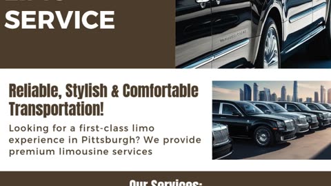 Pittsburgh Limo Service – Luxury & Comfort with Nationwide Chauffeured Services