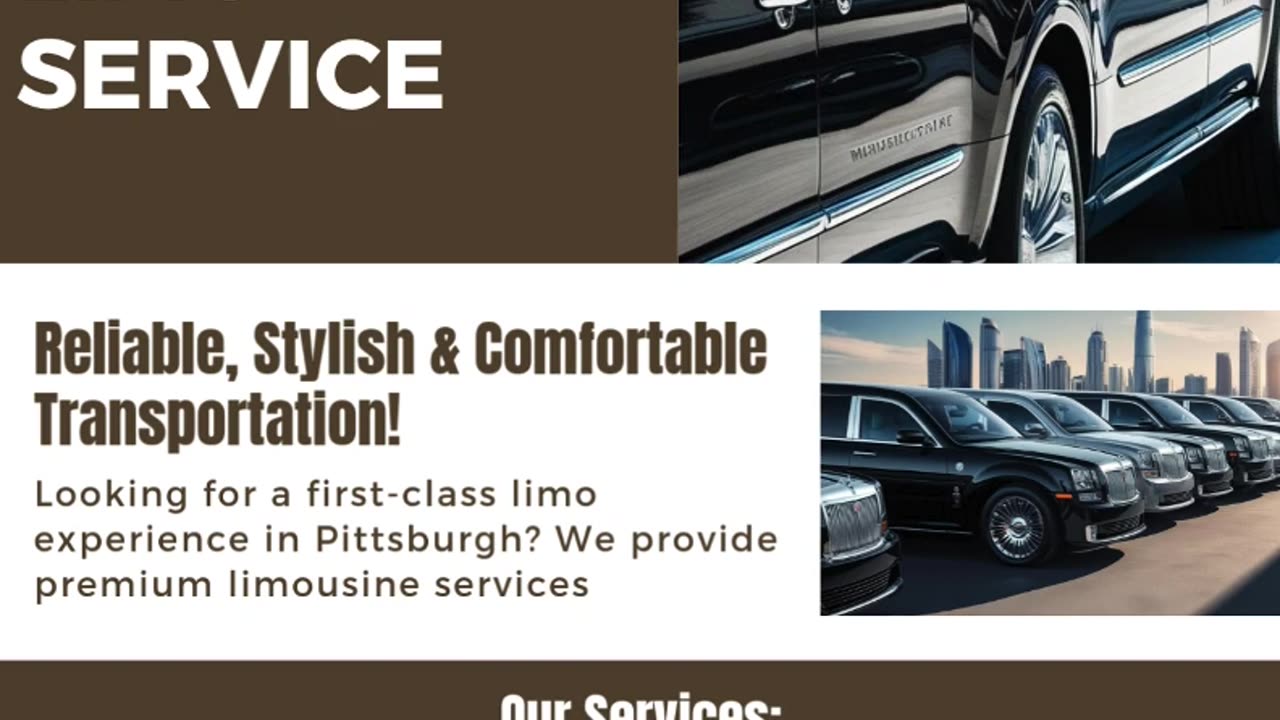 Pittsburgh Limo Service – Luxury & Comfort with Nationwide Chauffeured Services