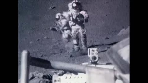 Astronauts falling on the moon - all original footage