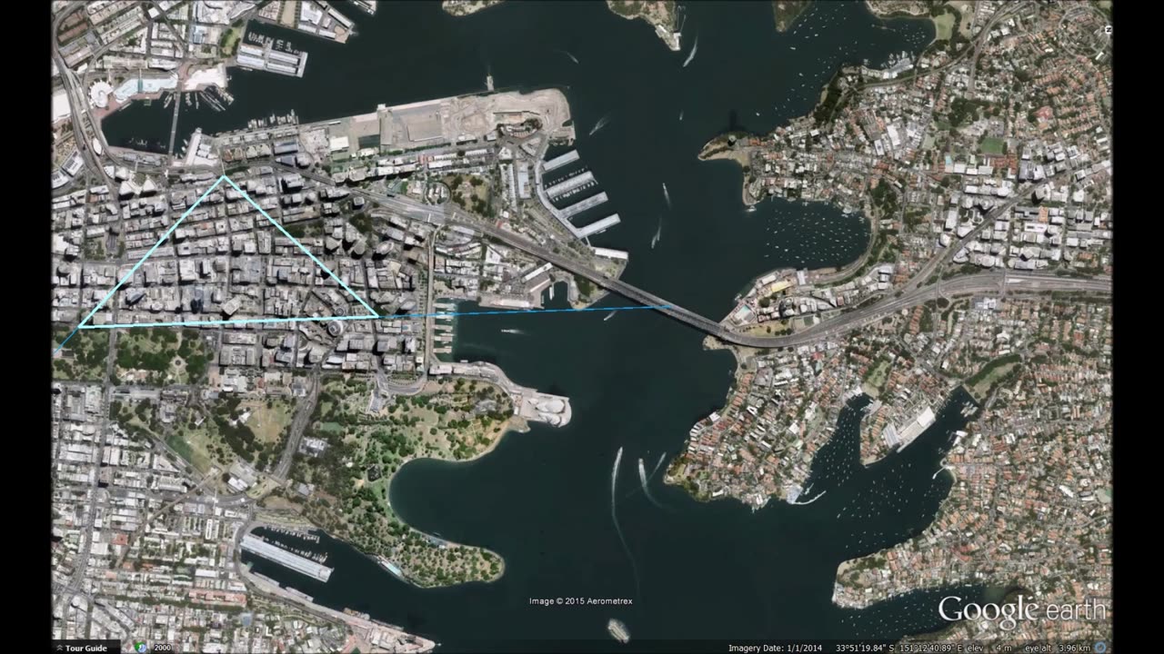 Sydney CBD Ley Line Alignments