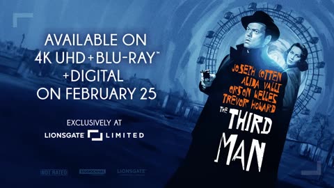 The Third Man 75th Anniversary Collector's Edition 4K SteelBook® - Official Trailer