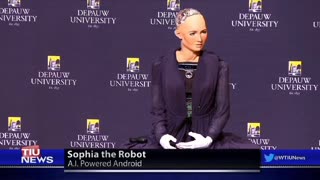 March 1, 2018 - WTIU Reports on Sophia The Robot at DePauw University