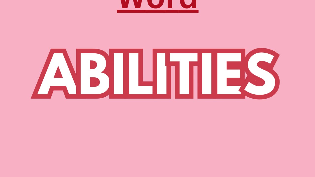 Abilities Meaning Explained 🎵 | Skills & Talents in English Vocabulary #shorts #english #abilities