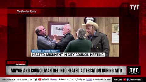 WATCH: Mayor & Councilman Nearly Come To Blows During Meeting