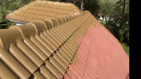 How to Apply a Tile Roof Coating using Elastomeric Roof Coatings