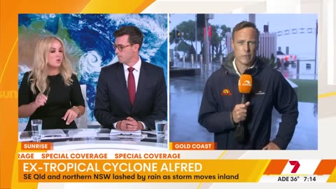 Ex-Tropical Cyclone Alfred is causing havoc across southeast Queensland northern ⛔️ 😢