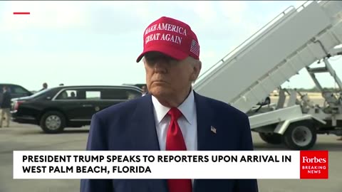 BREAKING NEWS: Trump Takes Multiple Questions From Reporters After Daytona 500 Visit