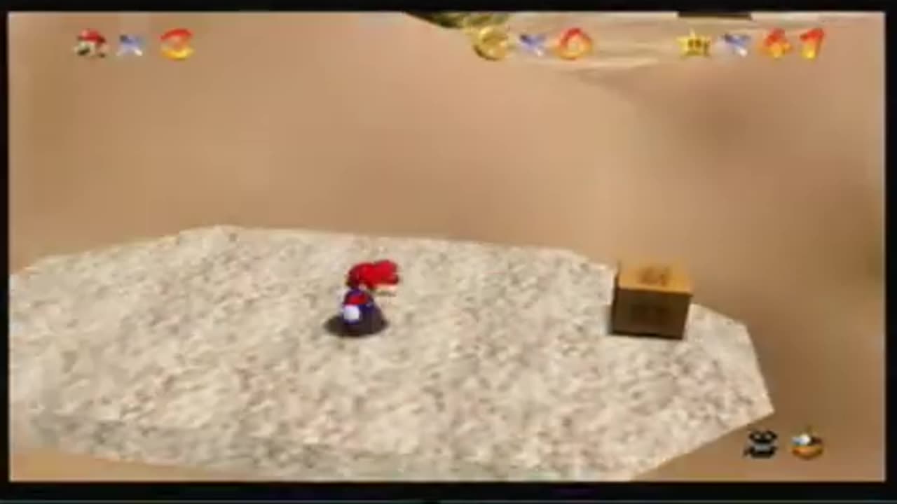 Super Mario 64 - Shifting Sand Land - In the Talons of the Big Bird