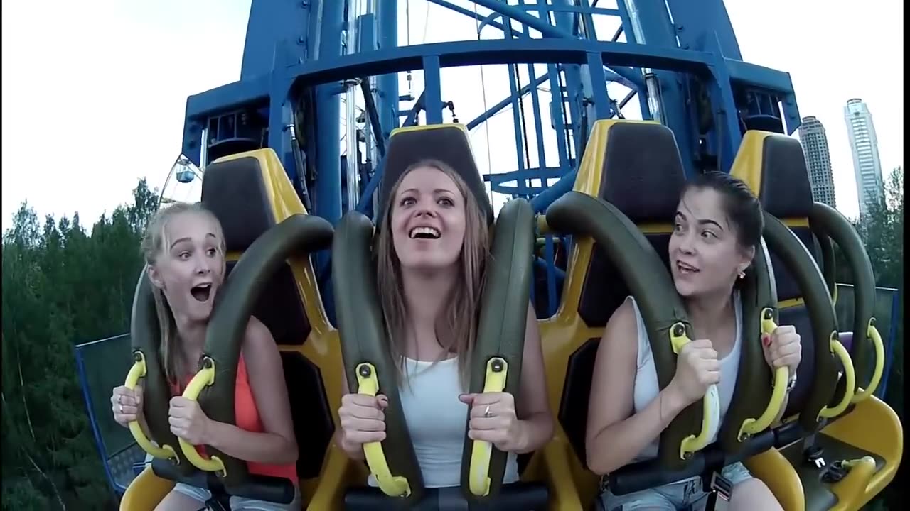 Funniest Roller Coaster reactions Videos compilations