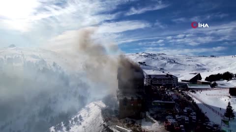 Deadly Turkish ski resort fire forces guests to jump from windows