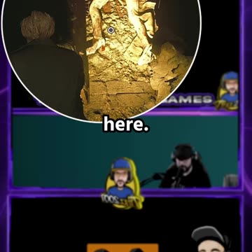 Nurse slithers like a snake thru the cracked wall !!!!!!!!