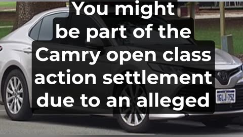 $10M Toyota Camry HVAC System Class Action Settlement