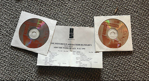 January 9-15, 1995 - 'The Difference with Todd Rundgren' (Dr. M.L. King Tribute #95-02)