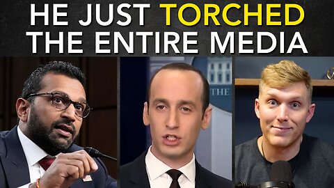 Stephen Miller TORCHES Media in MIC DROP Moment