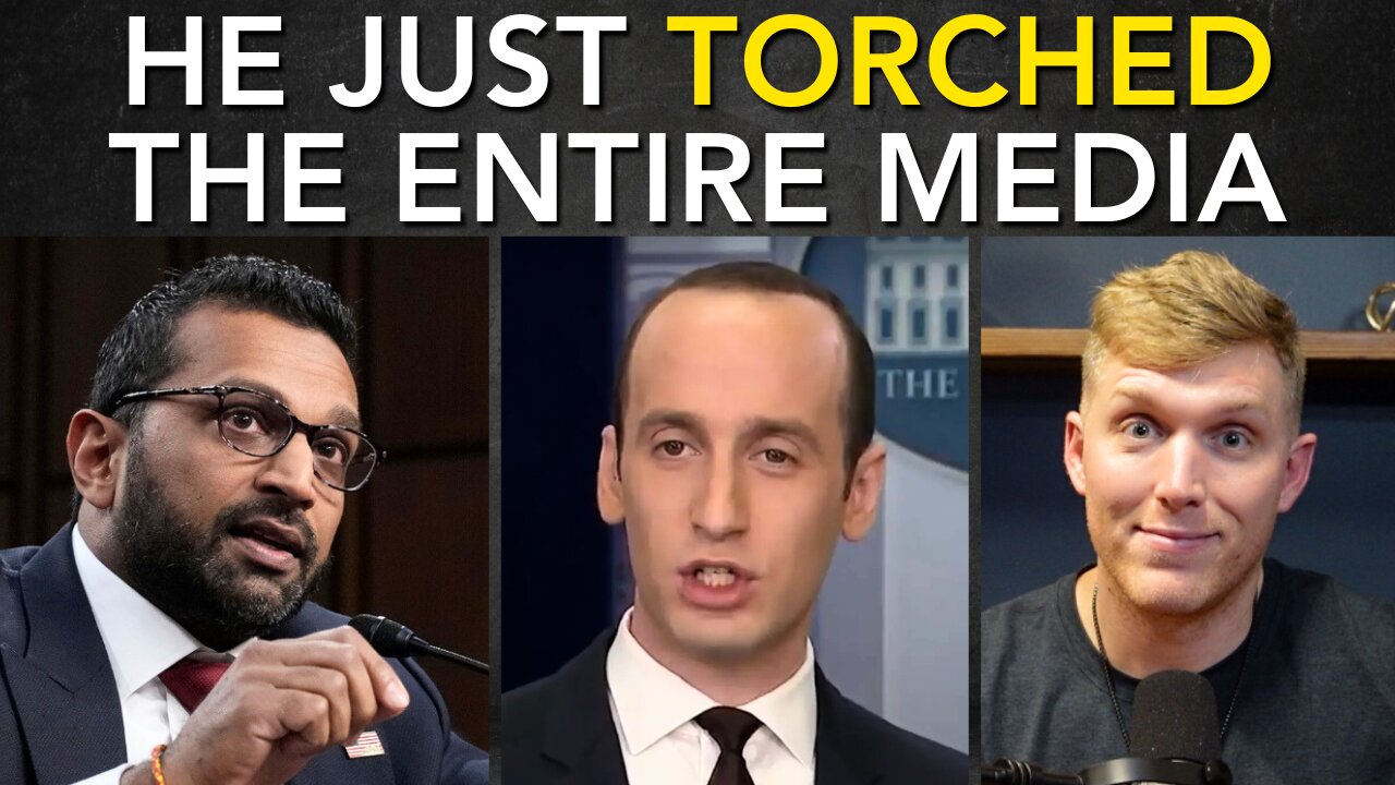 Stephen Miller TORCHES Media in MIC DROP Moment