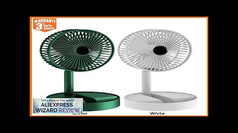 Electric Stand Fan USB / 3 Speeds Folding Portable Telescopic Floor Adjustable Review