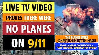 Live TV video proves no planes hit the World Trade Center on 9/11