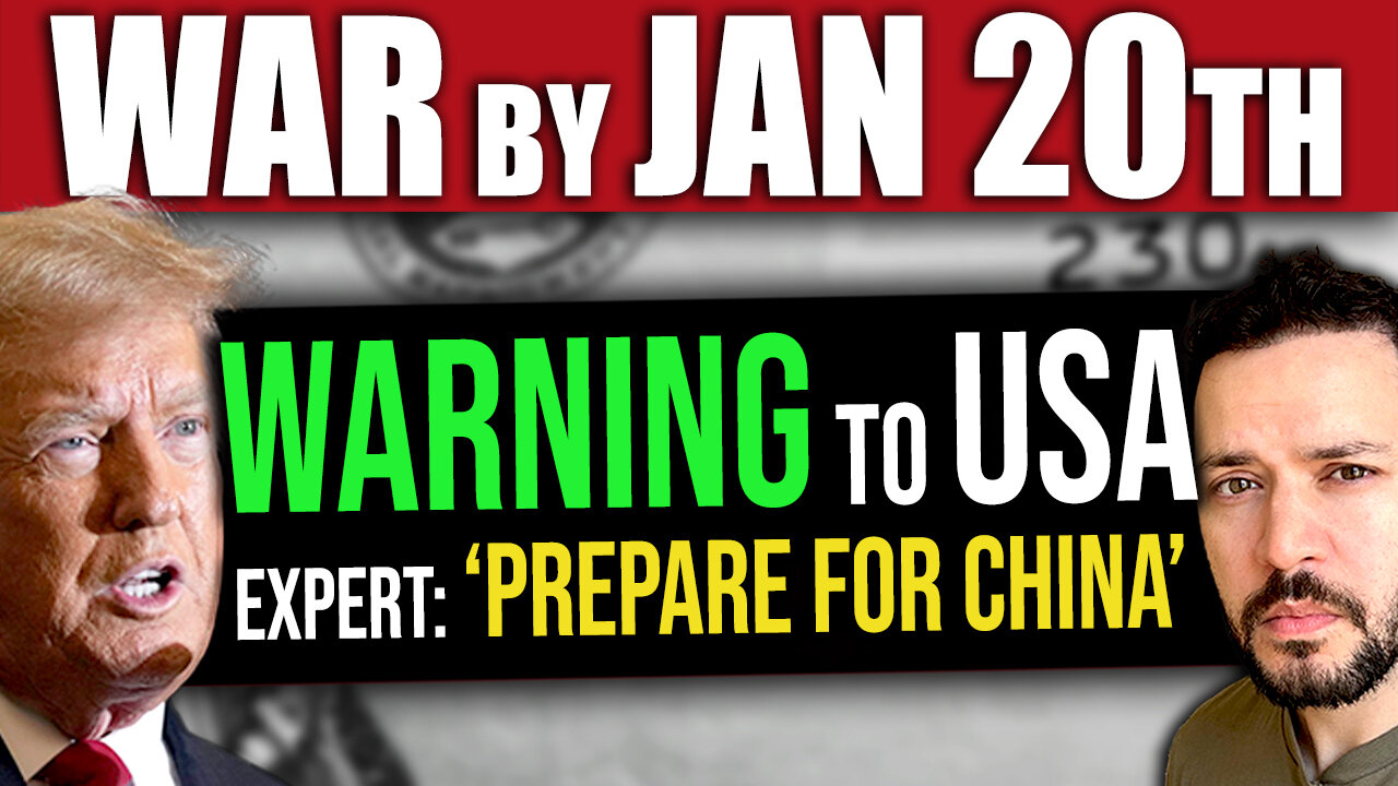 Expert Warns US-China Potential War BEFORE Inauguration… (World War 3)