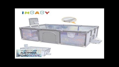 IMBABY Baby Playpens Cartoon Baby Corralitos with Protective Angle Playpen for Children Review