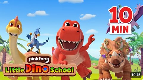 🦖🏫 Welcome to Dino School! | Dinosaur Cartoon | Compilation | Pinkfong Dinosaurs for Kids